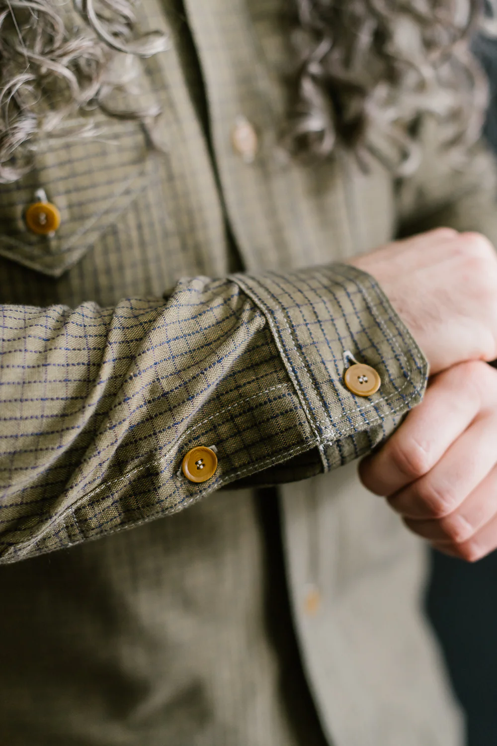 Lot JG-17 - The Madison Shirt - Brown Windowpane - Image 24