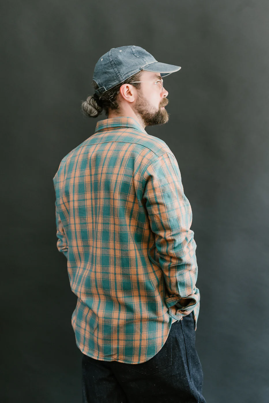 Lot JG-06-2 - The Ancient Flannel (rounded pockets) - Salmon - Image 11