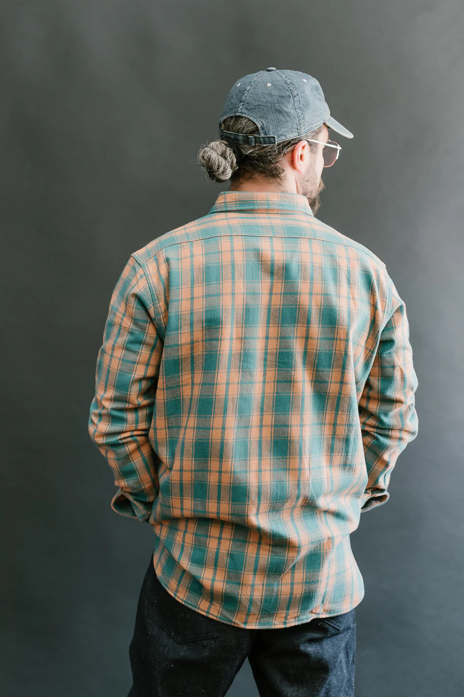 Lot JG-06-2 - The Ancient Flannel (rounded pockets) - Salmon - Image 12