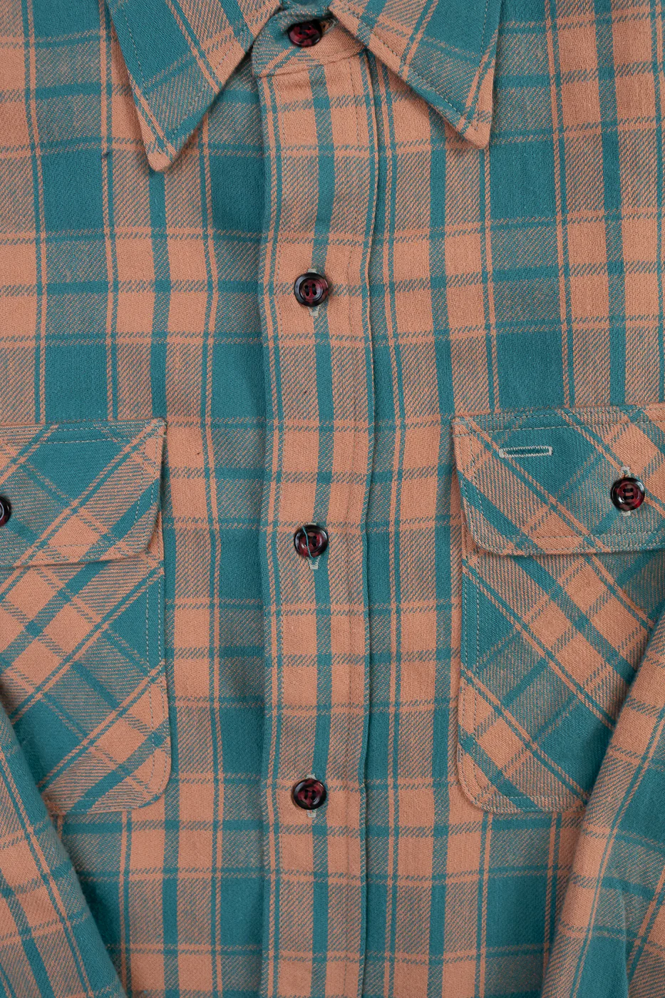 Lot JG-06-2 - The Ancient Flannel (rounded pockets) - Salmon - Image 3
