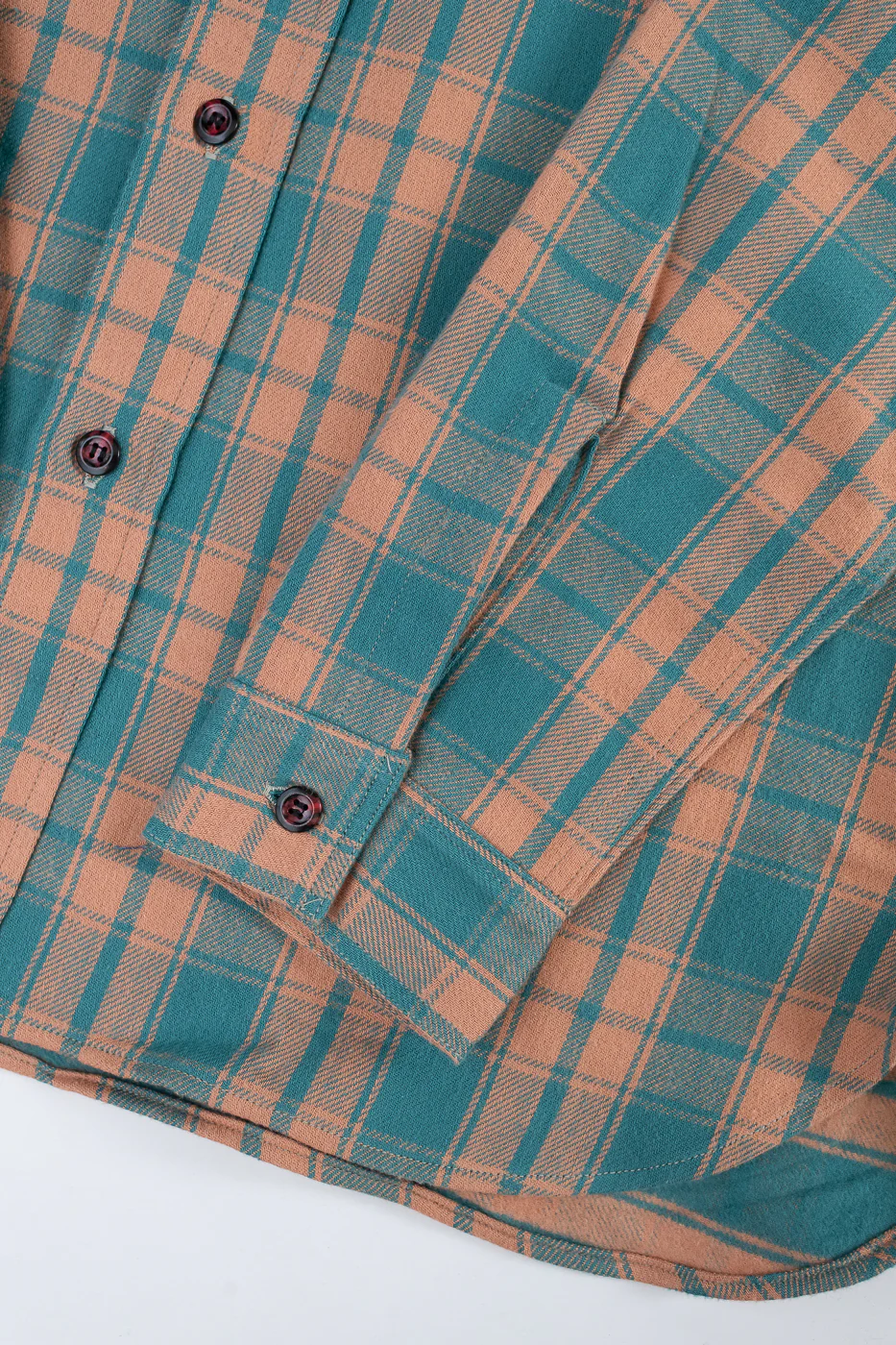 Lot JG-06-2 - The Ancient Flannel (rounded pockets) - Salmon - Image 4
