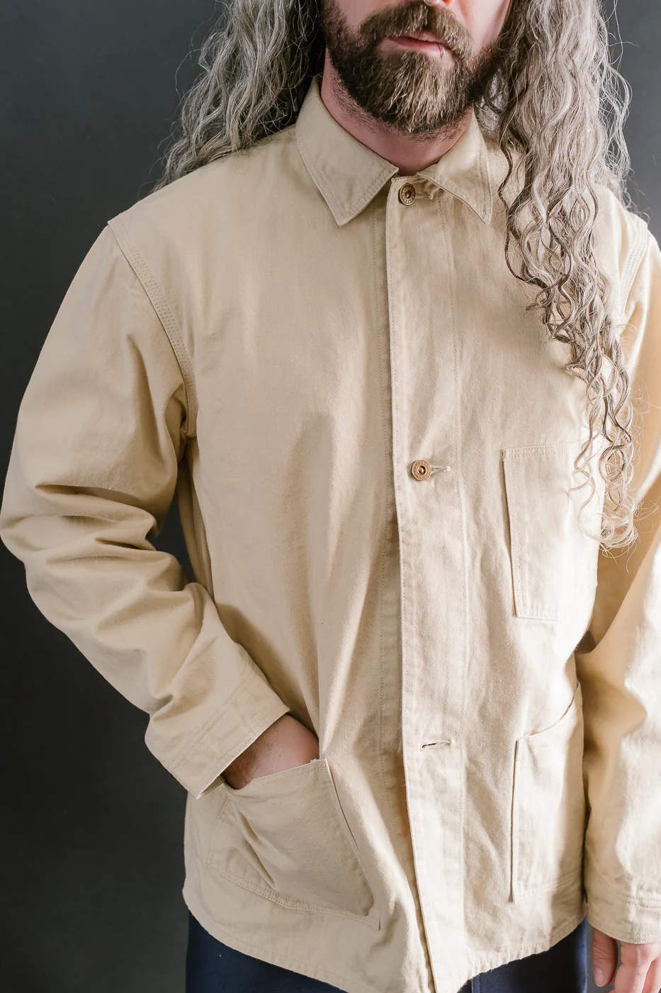 Lot JG-11 - Everyday Work Jacket - Beige - Image 15