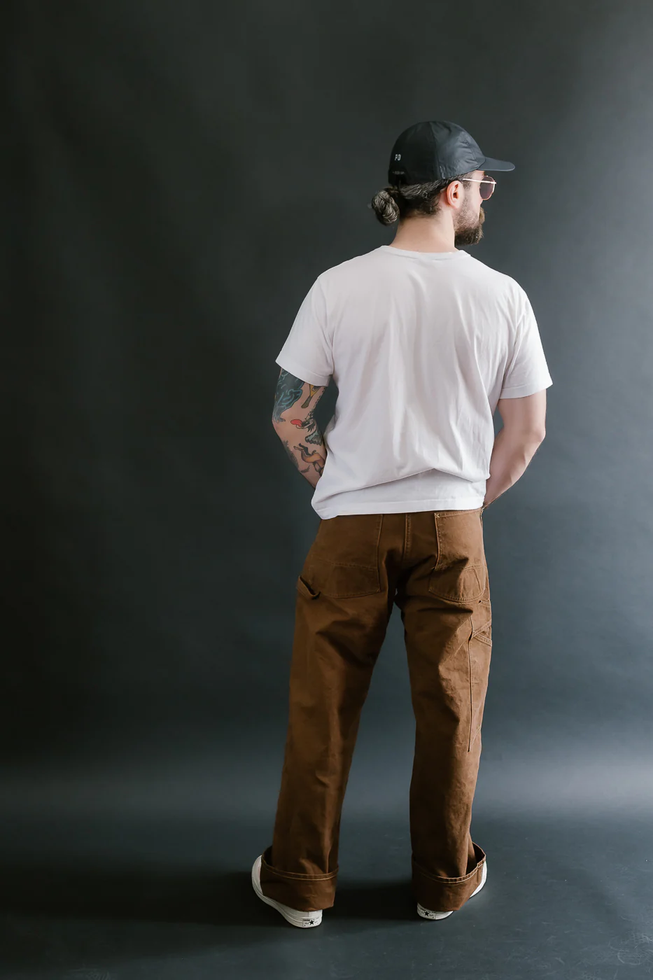 Lot JG-12 - Late 30s Ironworkers Trousers Duck - Brown - Image 11