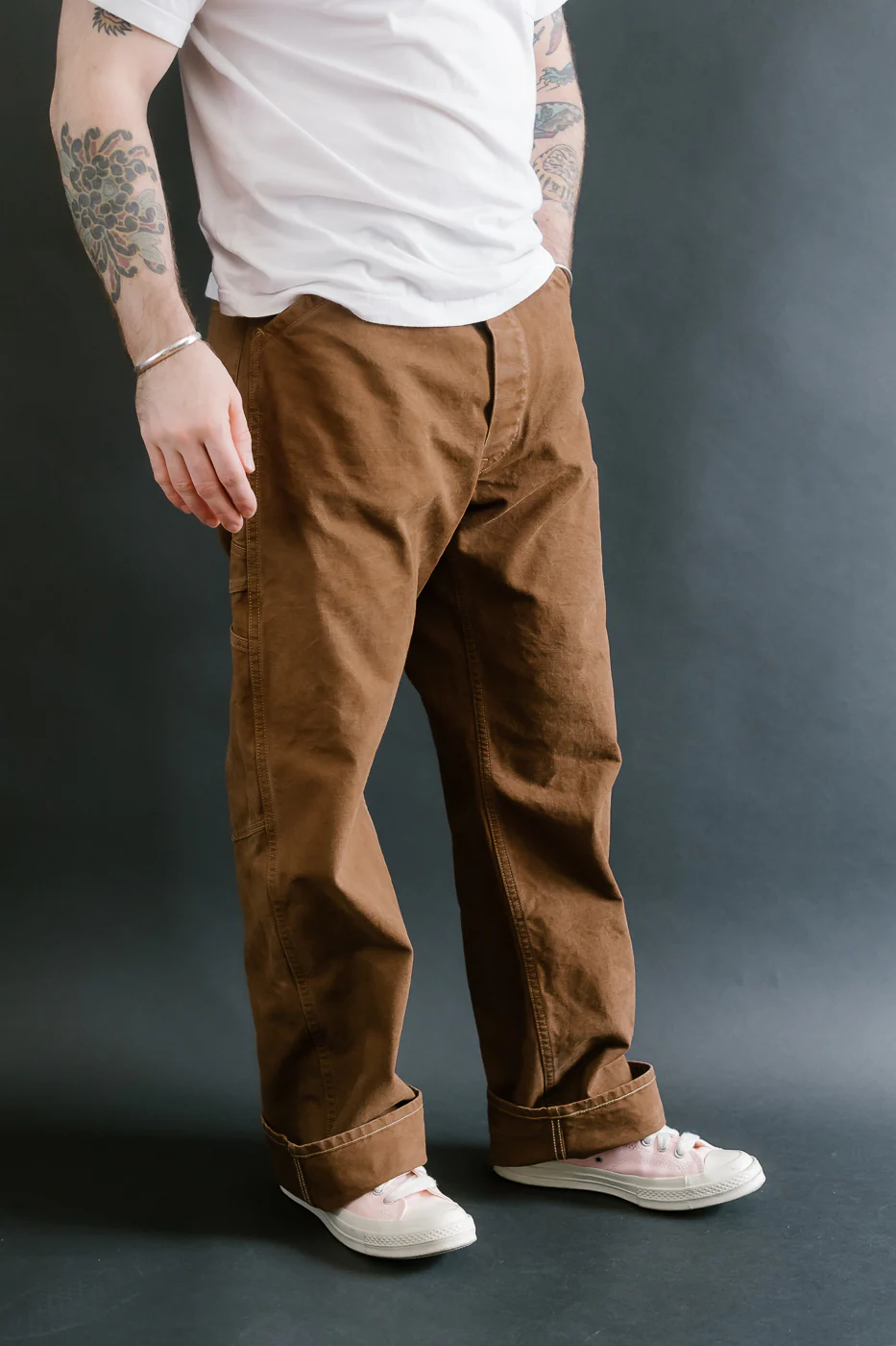 Lot JG-12 - Late 30s Ironworkers Trousers Duck - Brown - Image 13