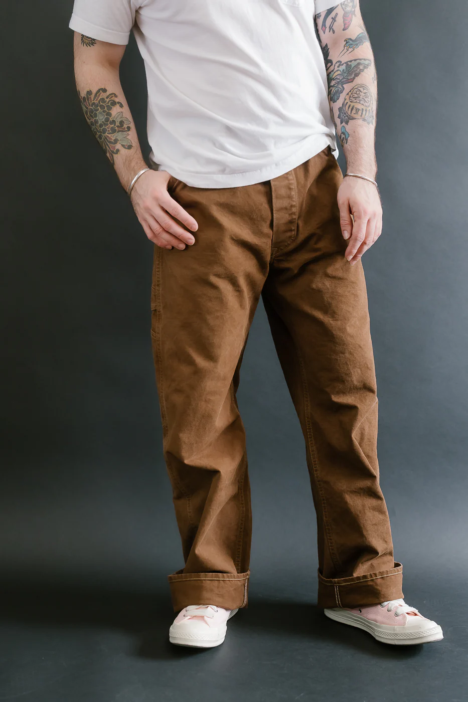 Lot JG-12 - Late 30s Ironworkers Trousers Duck - Brown - Image 18