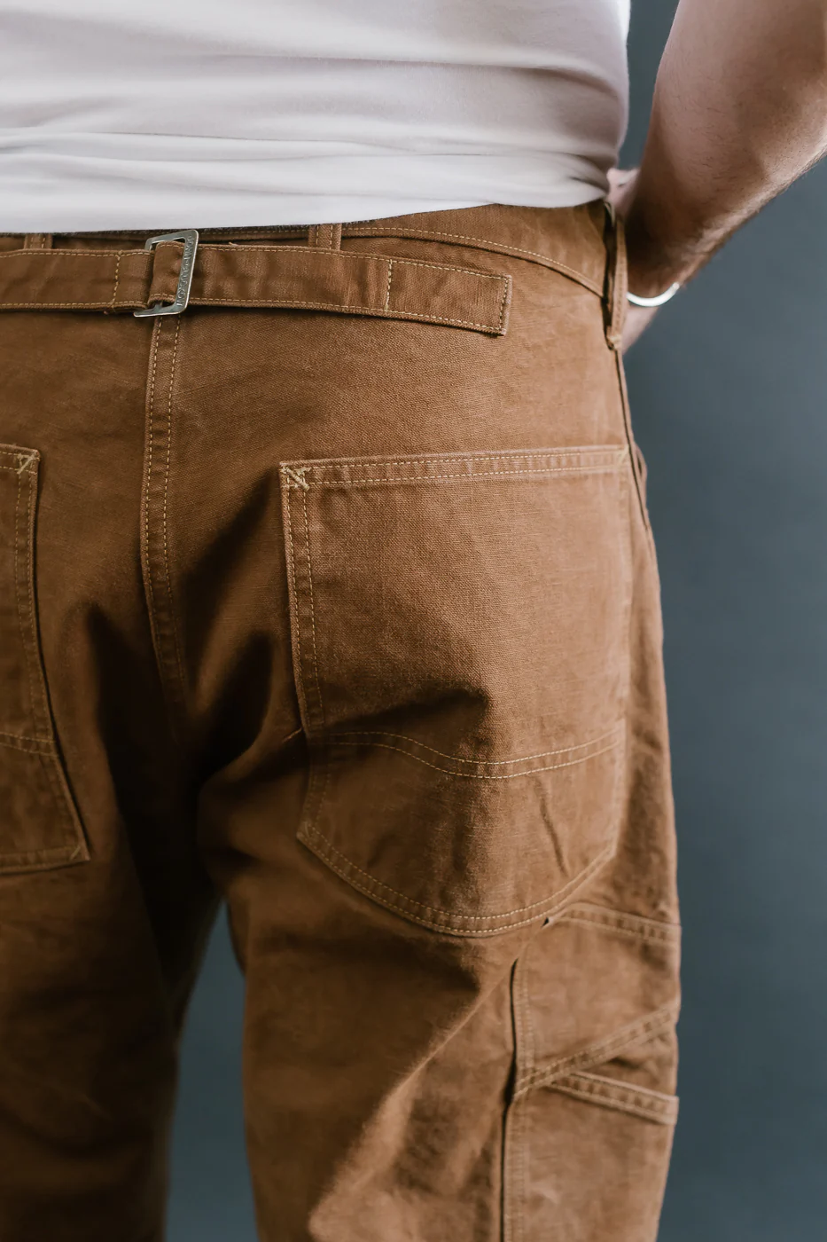 Lot JG-12 - Late 30s Ironworkers Trousers Duck - Brown - Image 22