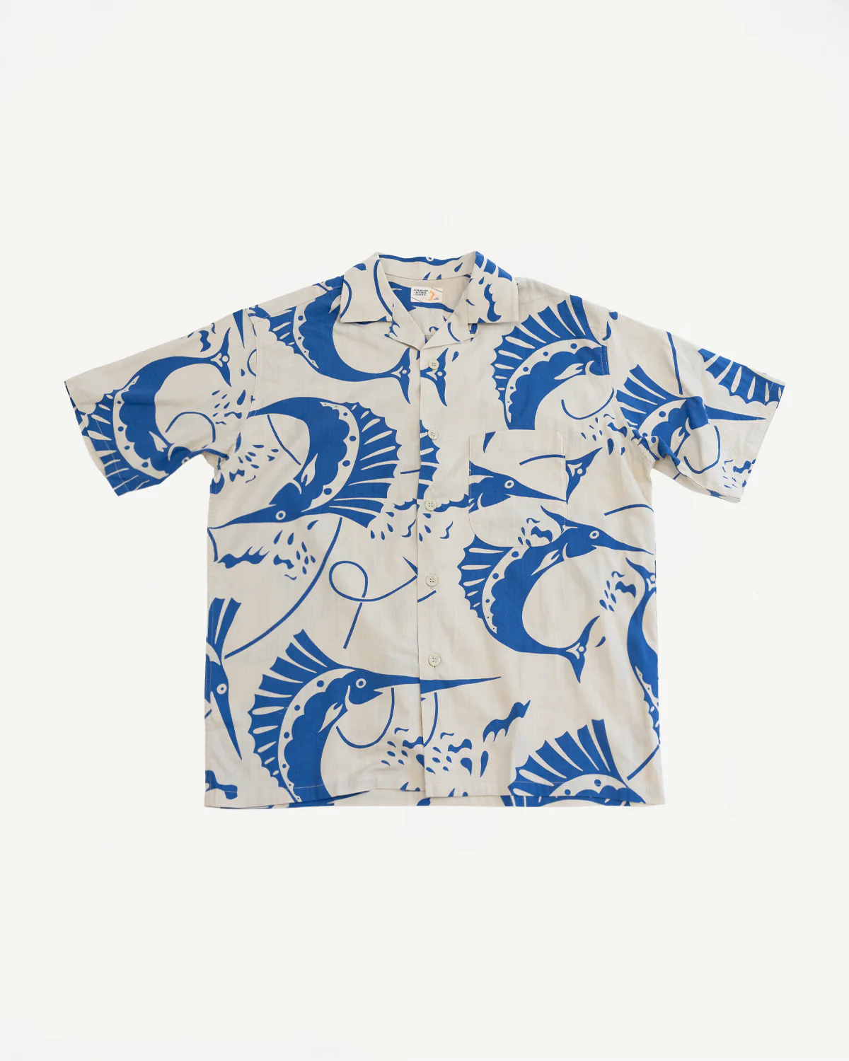 Lot JG-18 - Sailfish Camp Collar Shirt - Beige