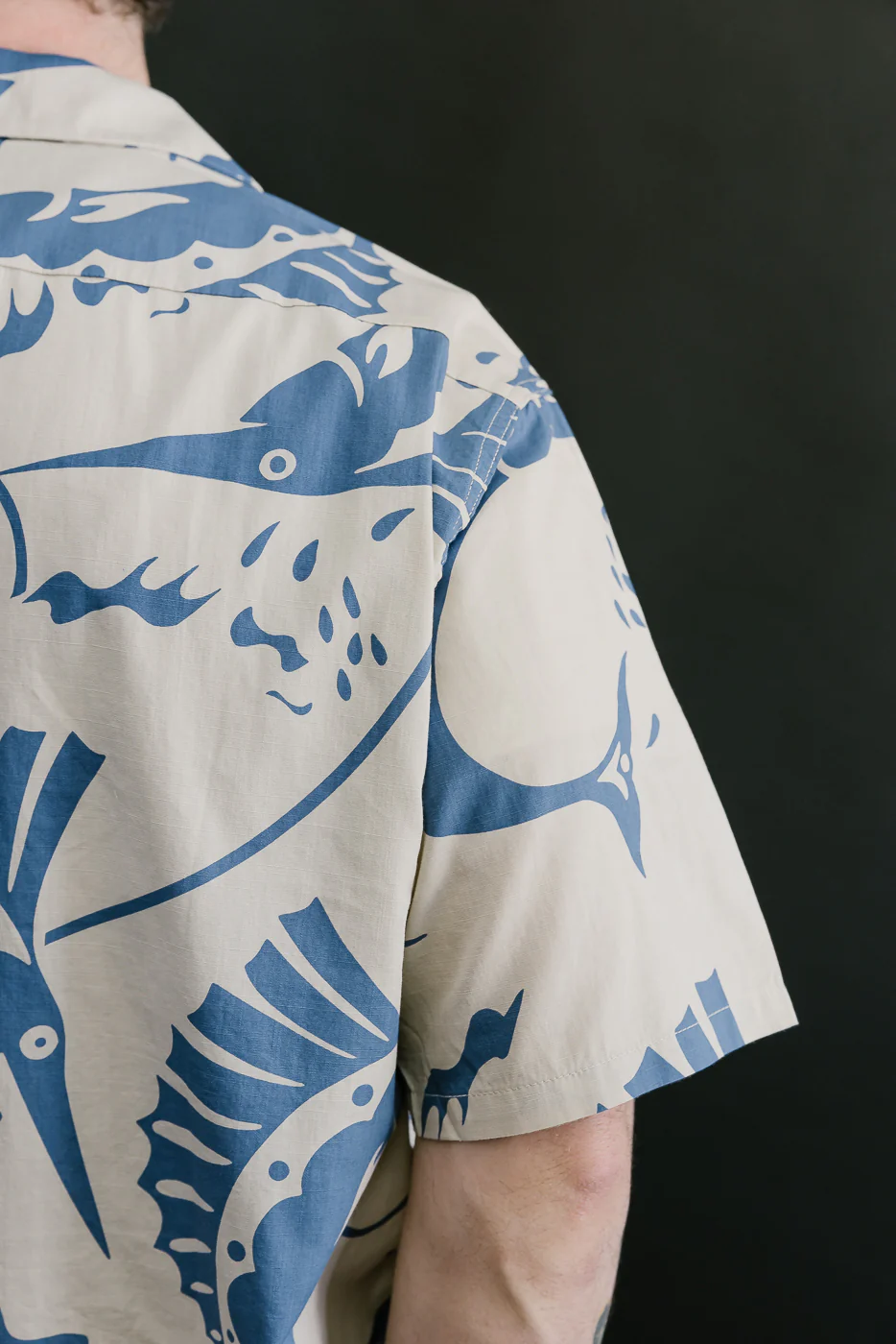 Lot JG-18 - Sailfish Camp Collar Shirt - Beige - Image 18