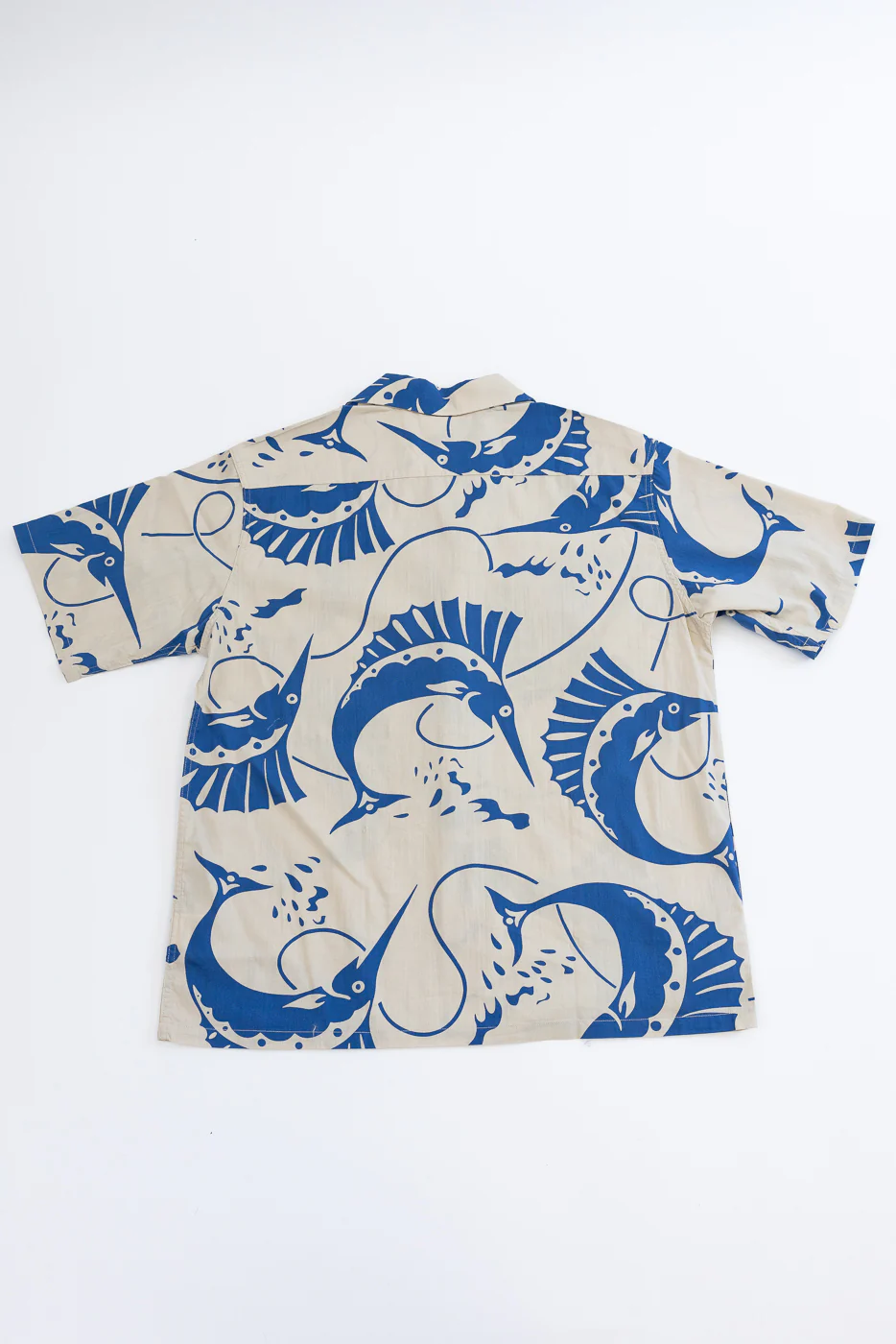 Lot JG-18 - Sailfish Camp Collar Shirt - Beige - Image 5