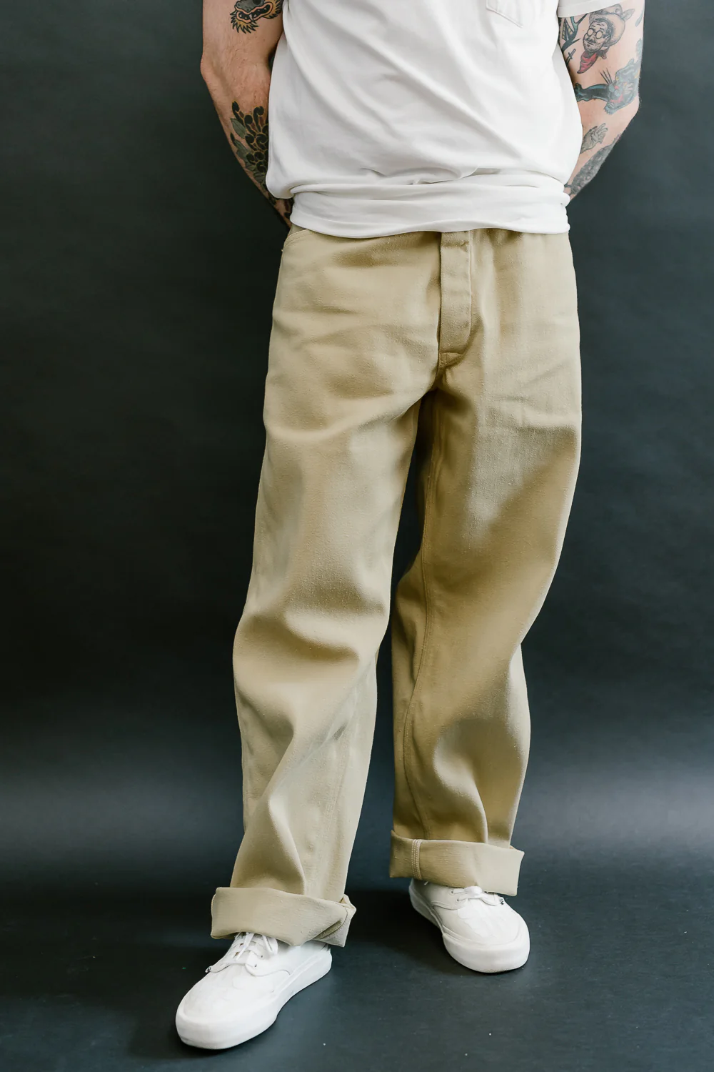 Lot JG-21 - Strongarm Sport Dungarees - Beige - Image 11