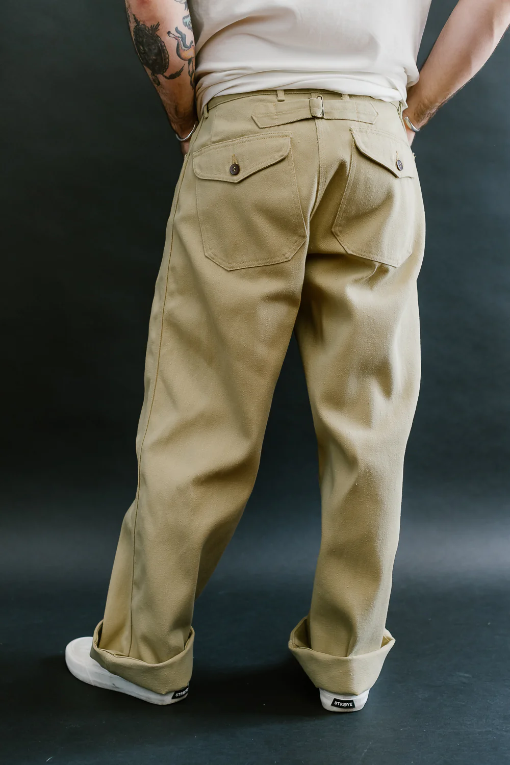 Lot JG-21 - Strongarm Sport Dungarees - Beige - Image 14