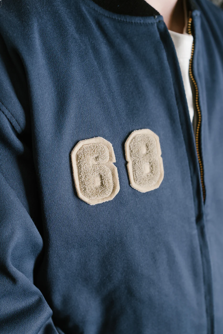 Lot JG-24 - Reversible Cadet's Varsity Jacket w/Patches - Grey, Blue - Image 35