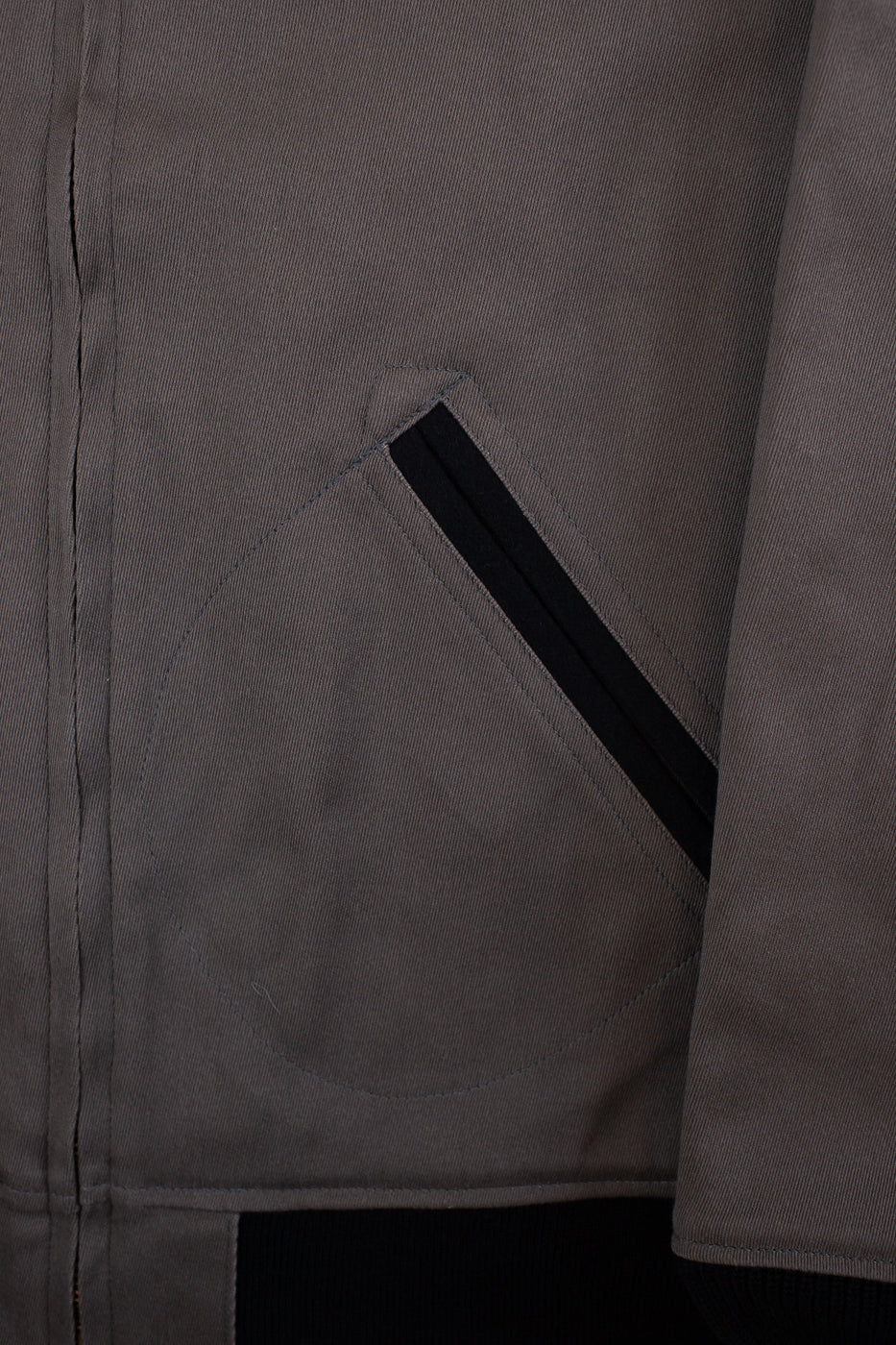 Lot JG-24 - Reversible Cadet's Varsity Jacket w/Patches - Grey, Blue - Image 4