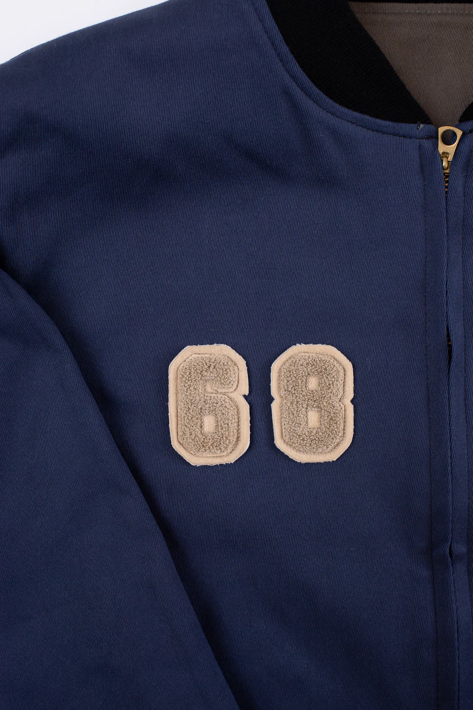 Lot JG-24 - Reversible Cadet's Varsity Jacket w/Patches - Grey, Blue - Image 7