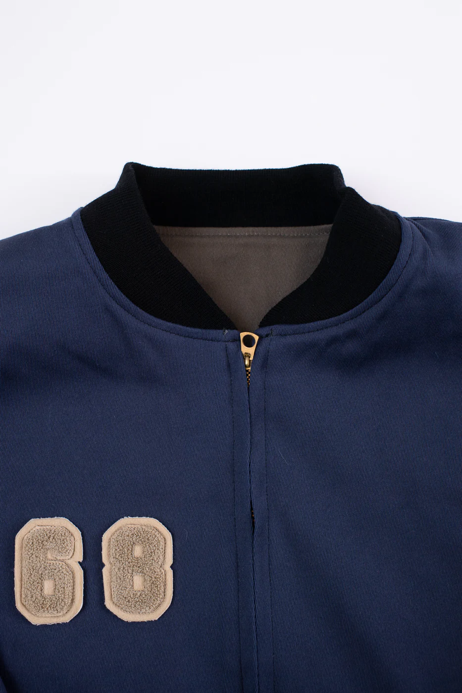 Lot JG-24 - Reversible Cadet's Varsity Jacket w/Patches - Grey, Blue - Image 8