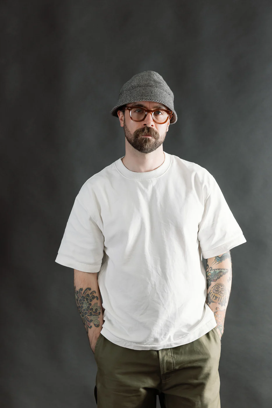Lot JG-31 - Tweedy Prison Cap - Beige - Image 3