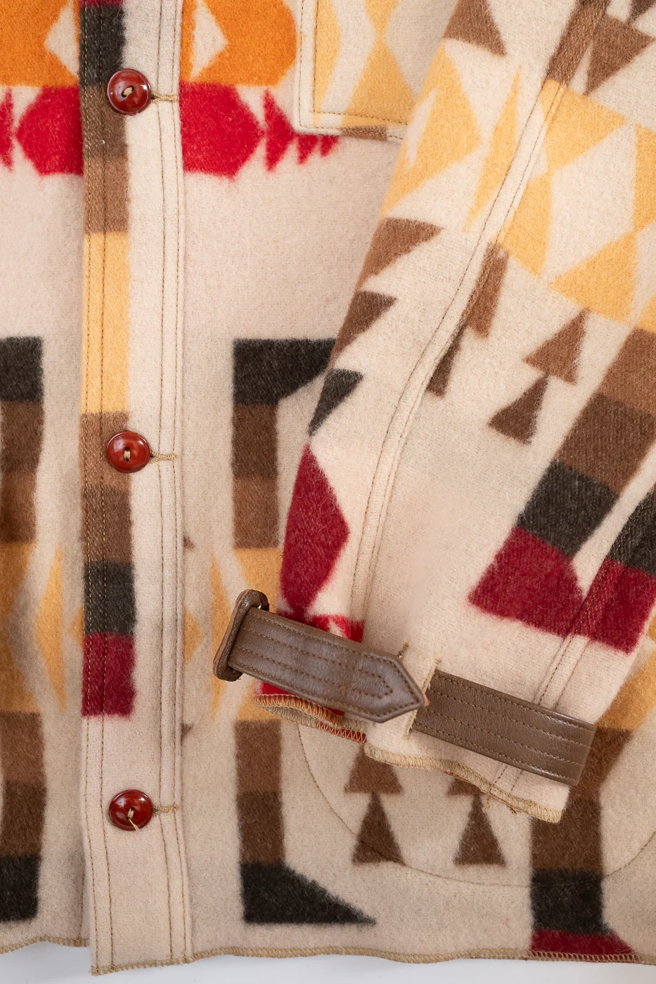 Lot JG-32 - Stag Wool Coat - Beige - Image 6