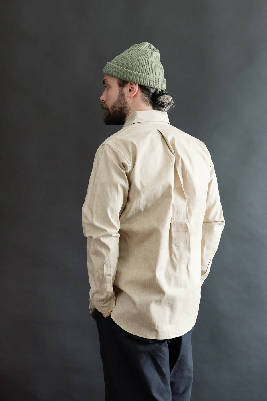 Lot JG-34 - BB Round Collar Oxford - Brown - Image 10