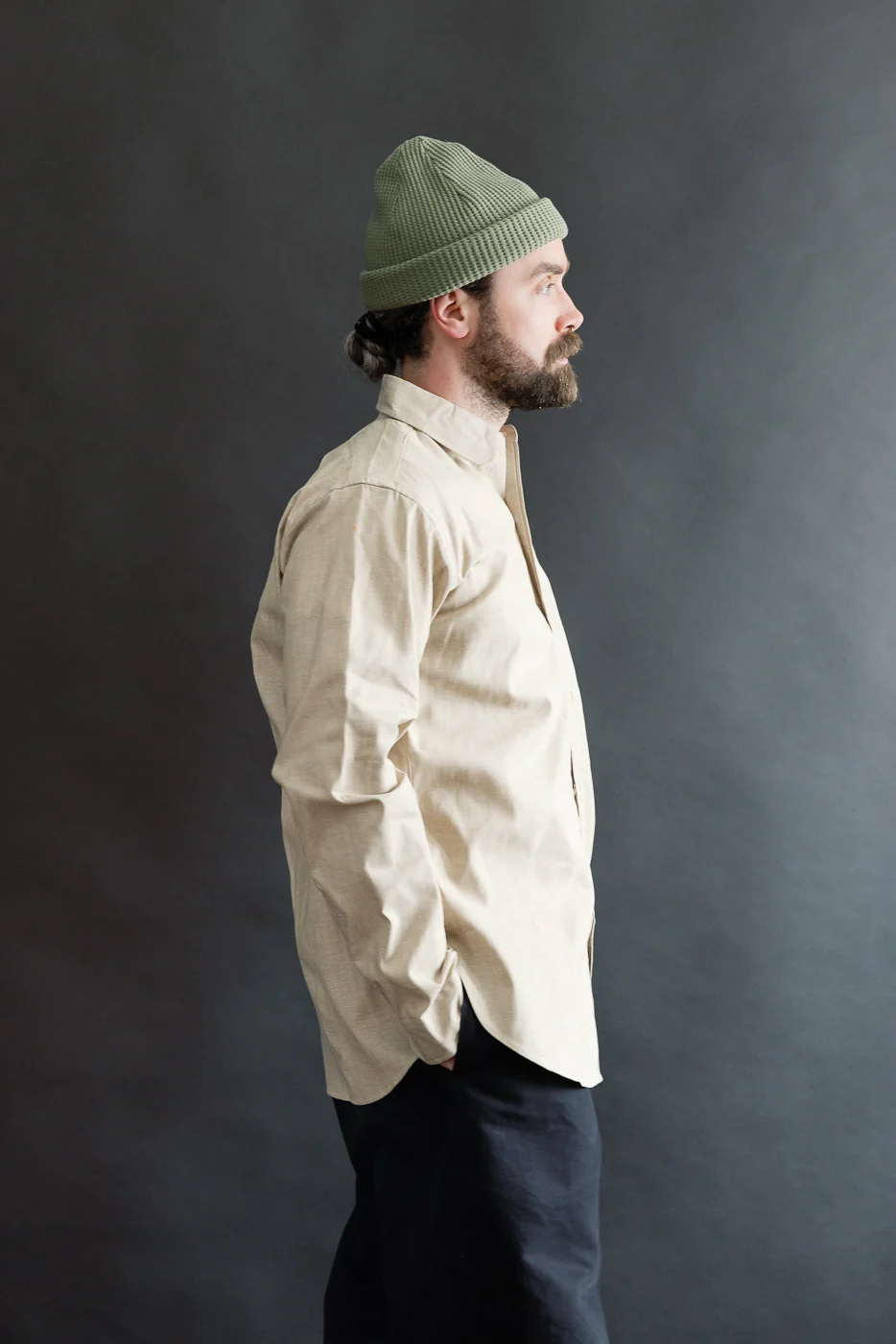 Lot JG-34 - BB Round Collar Oxford - Brown - Image 12