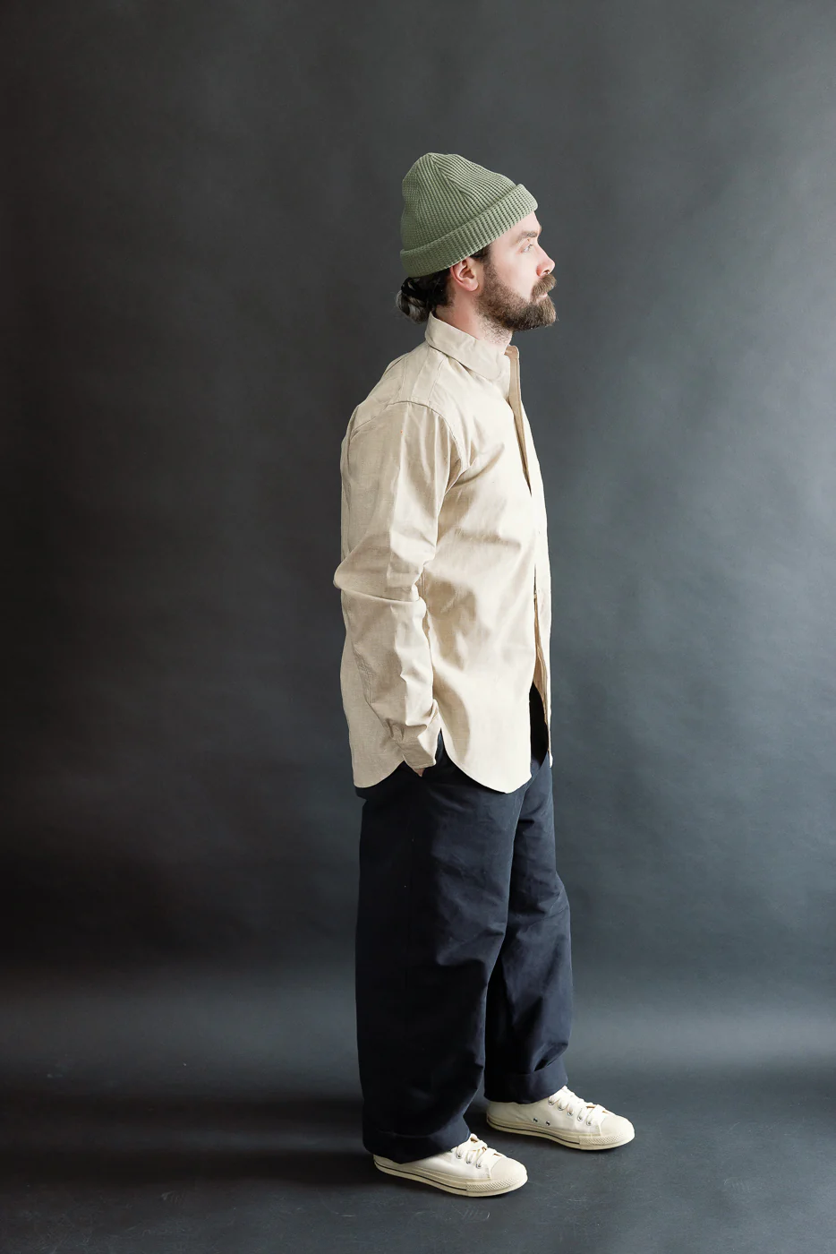 Lot JG-34 - BB Round Collar Oxford - Brown - Image 6