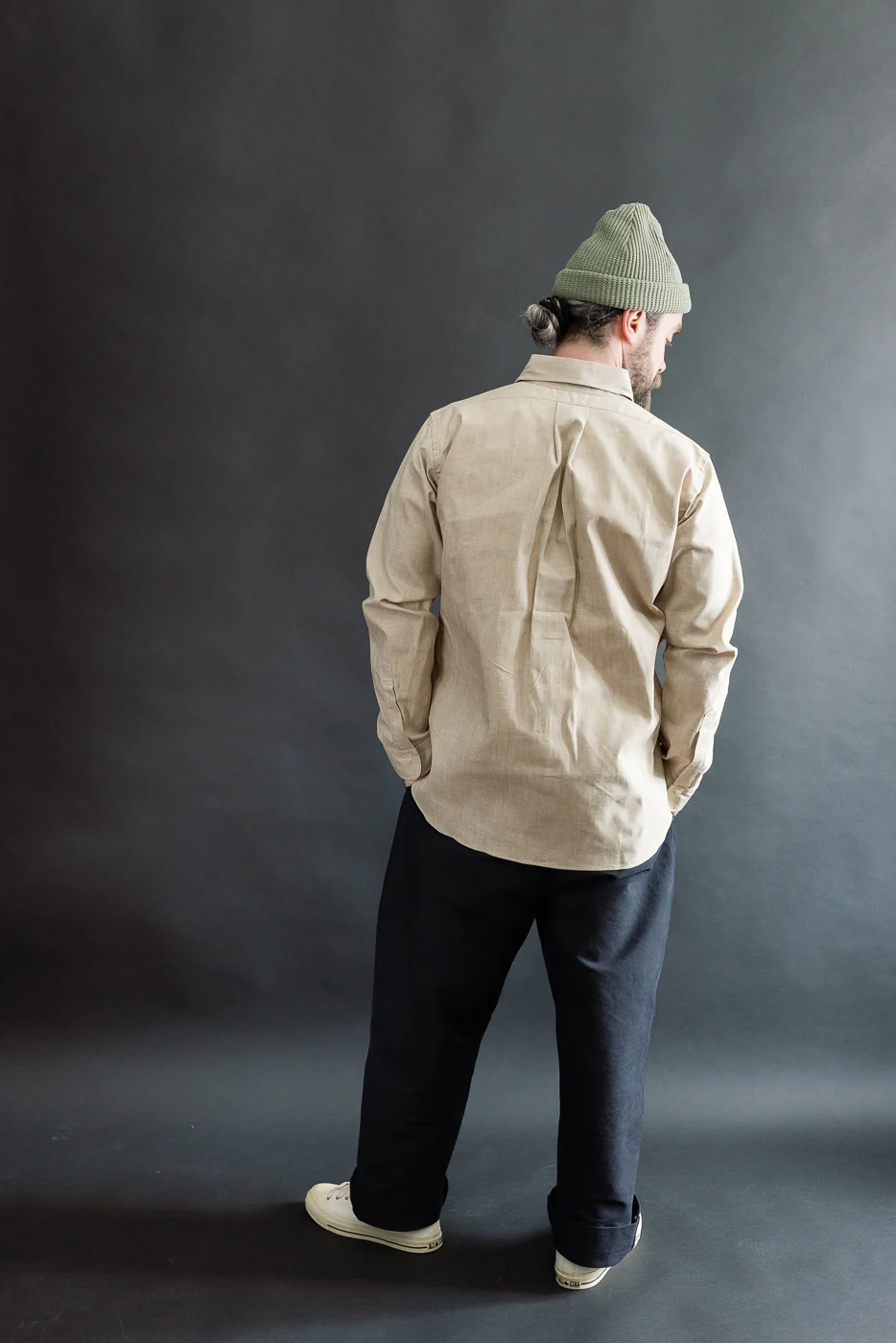 Lot JG-34 - BB Round Collar Oxford - Brown - Image 7