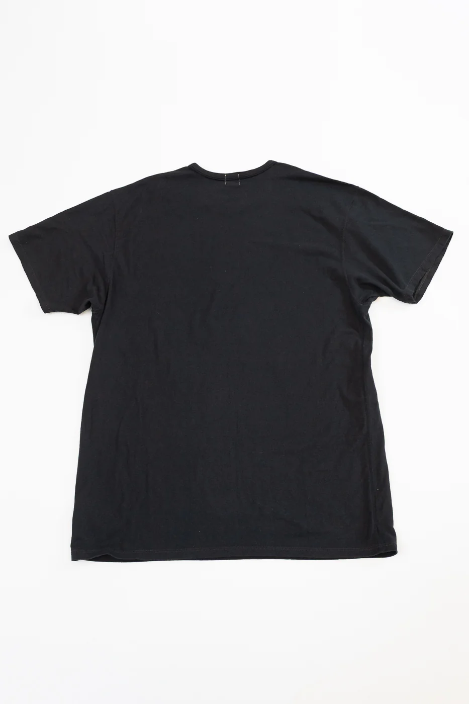 LRC1118 - Supima Cotton Classic Double Binder Crew - Royal Black - Image 4