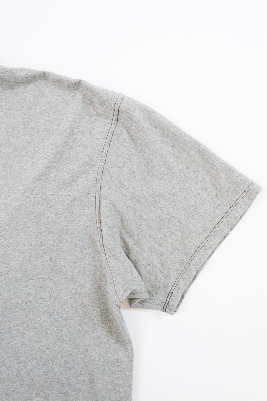 LRC1118 - Supima Cotton Classic Double Binder Crew - Two-tone Vintage Grey - Image 3