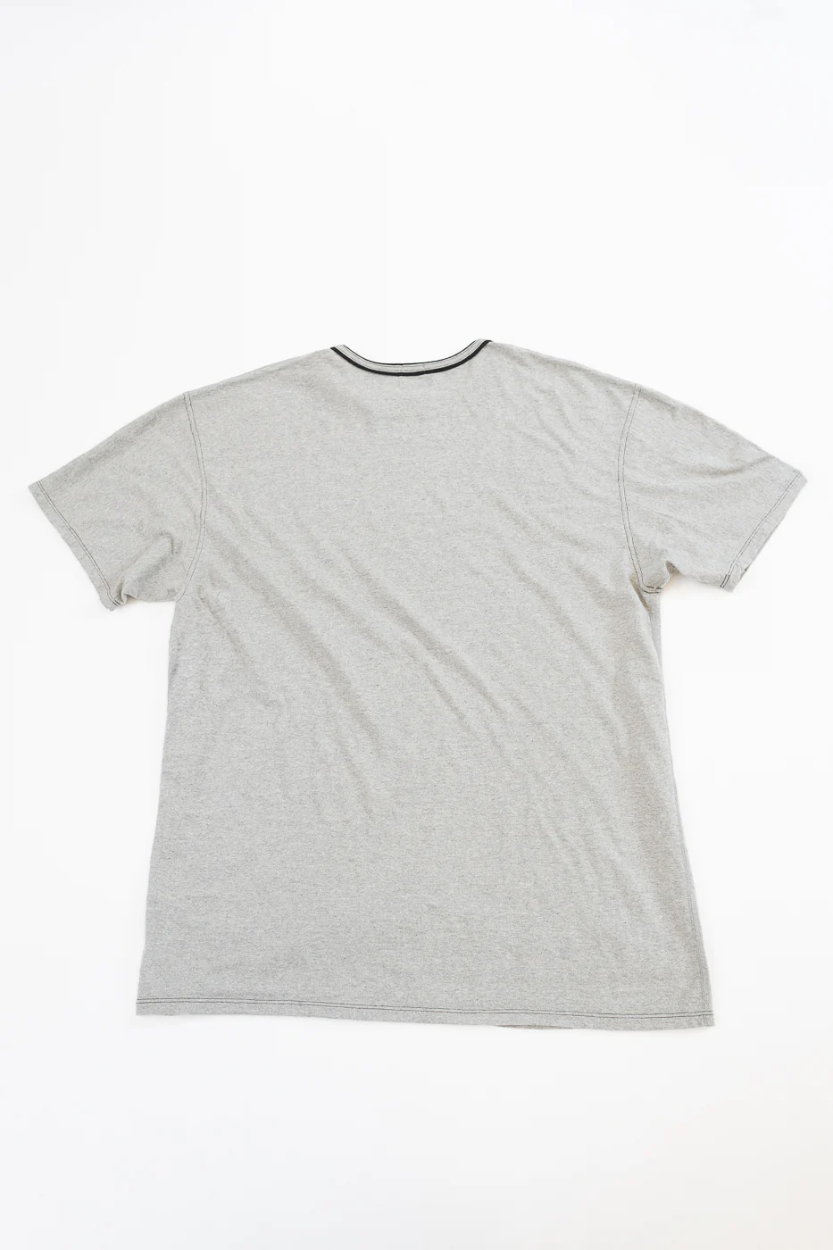 LRC1118 - Supima Cotton Classic Double Binder Crew - Two-tone Vintage Grey - Image 4