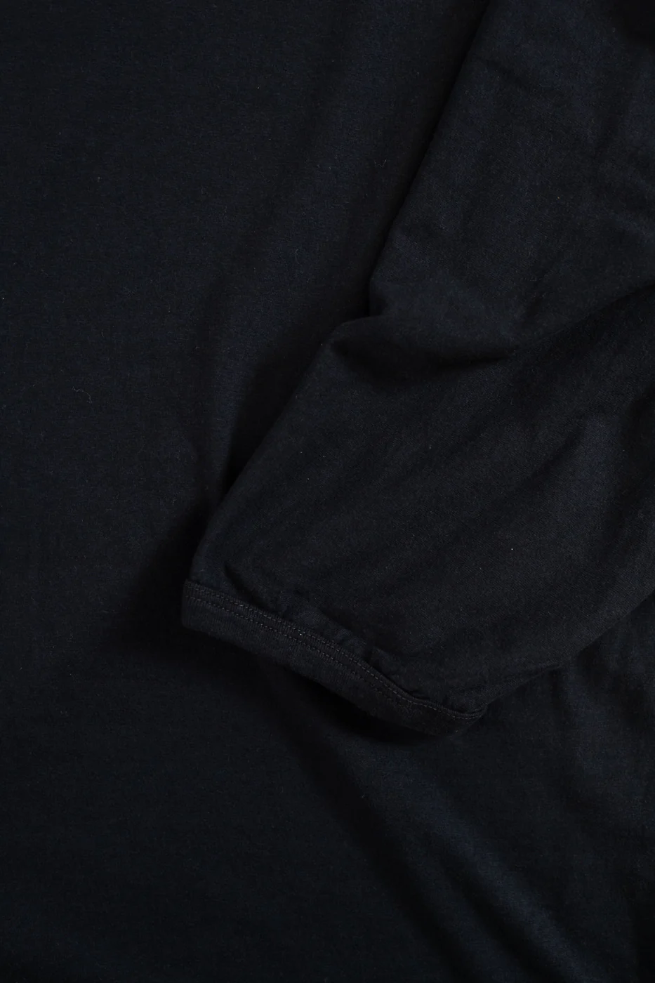LRC1117 - Supima Cotton 3/4 Sleeve Crew - Royal Black - Image 3