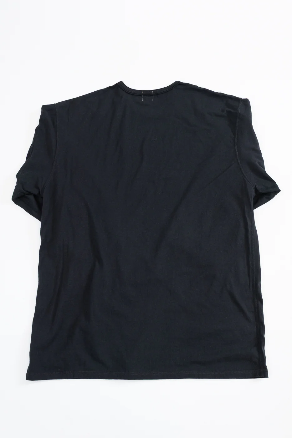 LRC1117 - Supima Cotton 3/4 Sleeve Crew - Royal Black - Image 4
