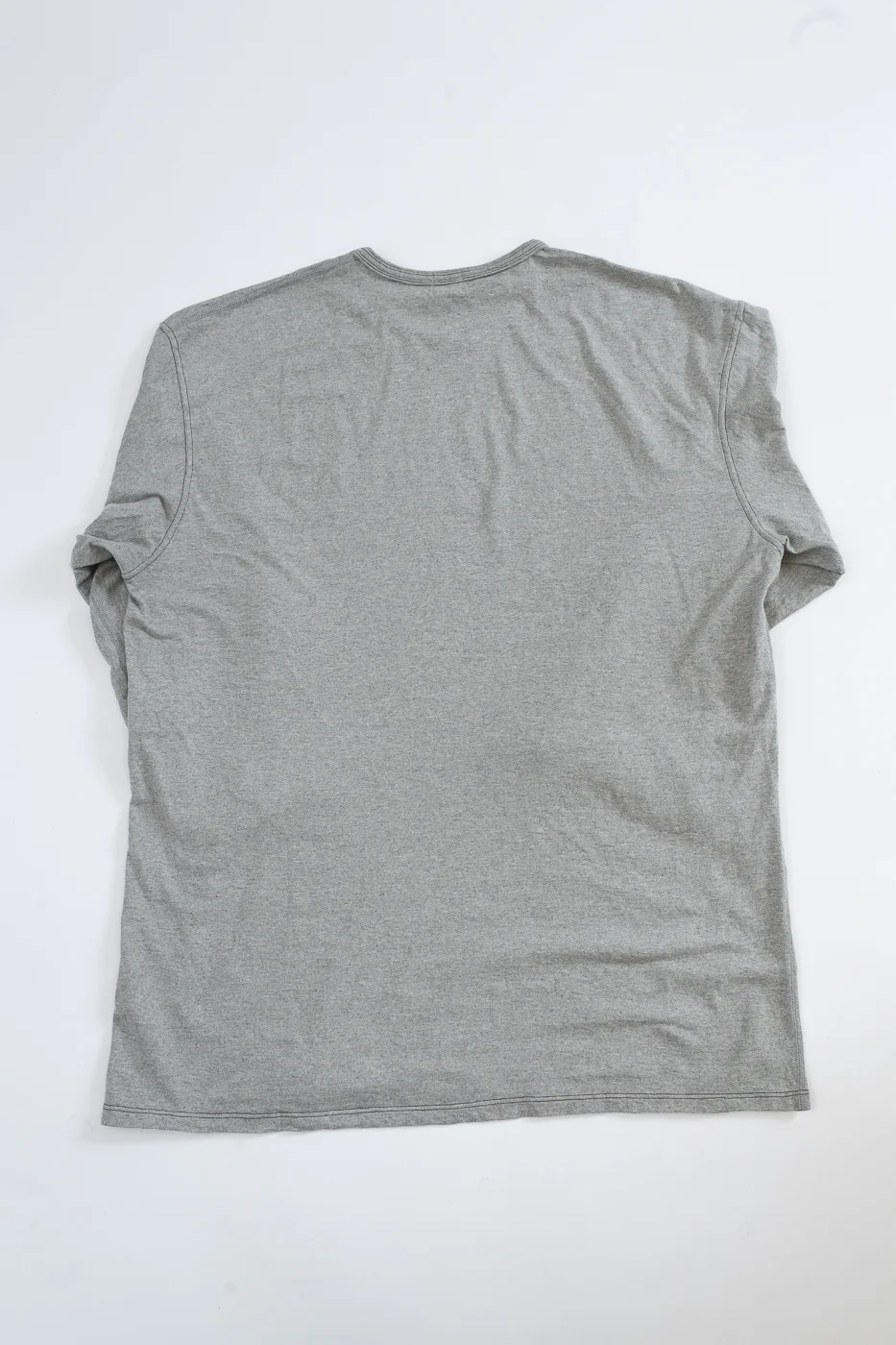 LRC1117 - Supima Cotton 3/4 Sleeve Crew - Vintage Grey - Image 4