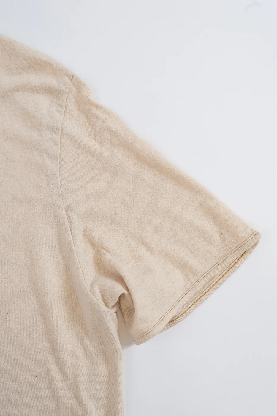 LRC1119 - Supima Cotton Edge Piping Classic Crew - Old Ivory - Image 3