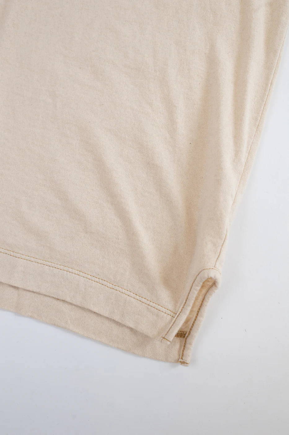 LRC1119 - Supima Cotton Edge Piping Classic Crew - Old Ivory - Image 4