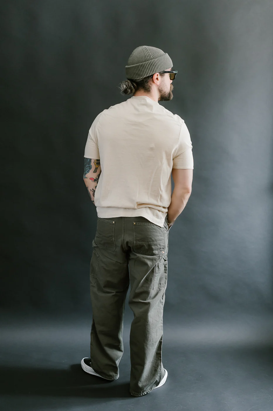 LRC1119 - Supima Cotton Edge Piping Classic Crew - Old Ivory - Image 8