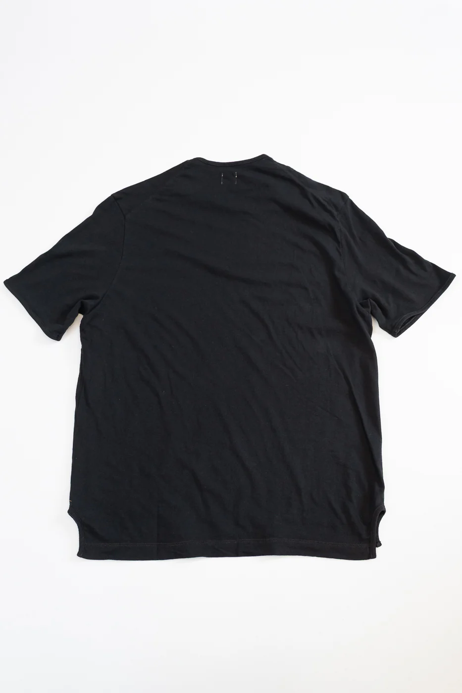 LRC1119 - Supima Cotton Edge Piping Classic Crew - Royal Black - Image 5