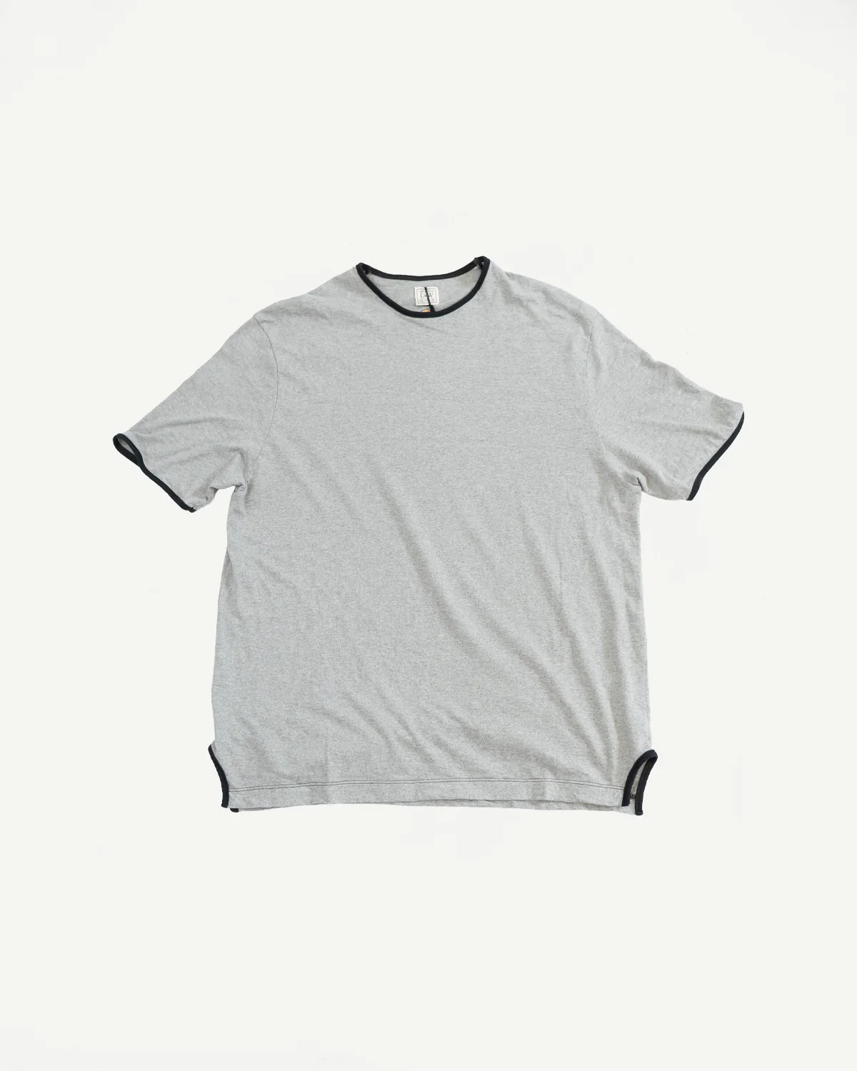 LRC1119 - Supima Cotton Edge Piping Classic Crew - Two Tone Vintage Grey