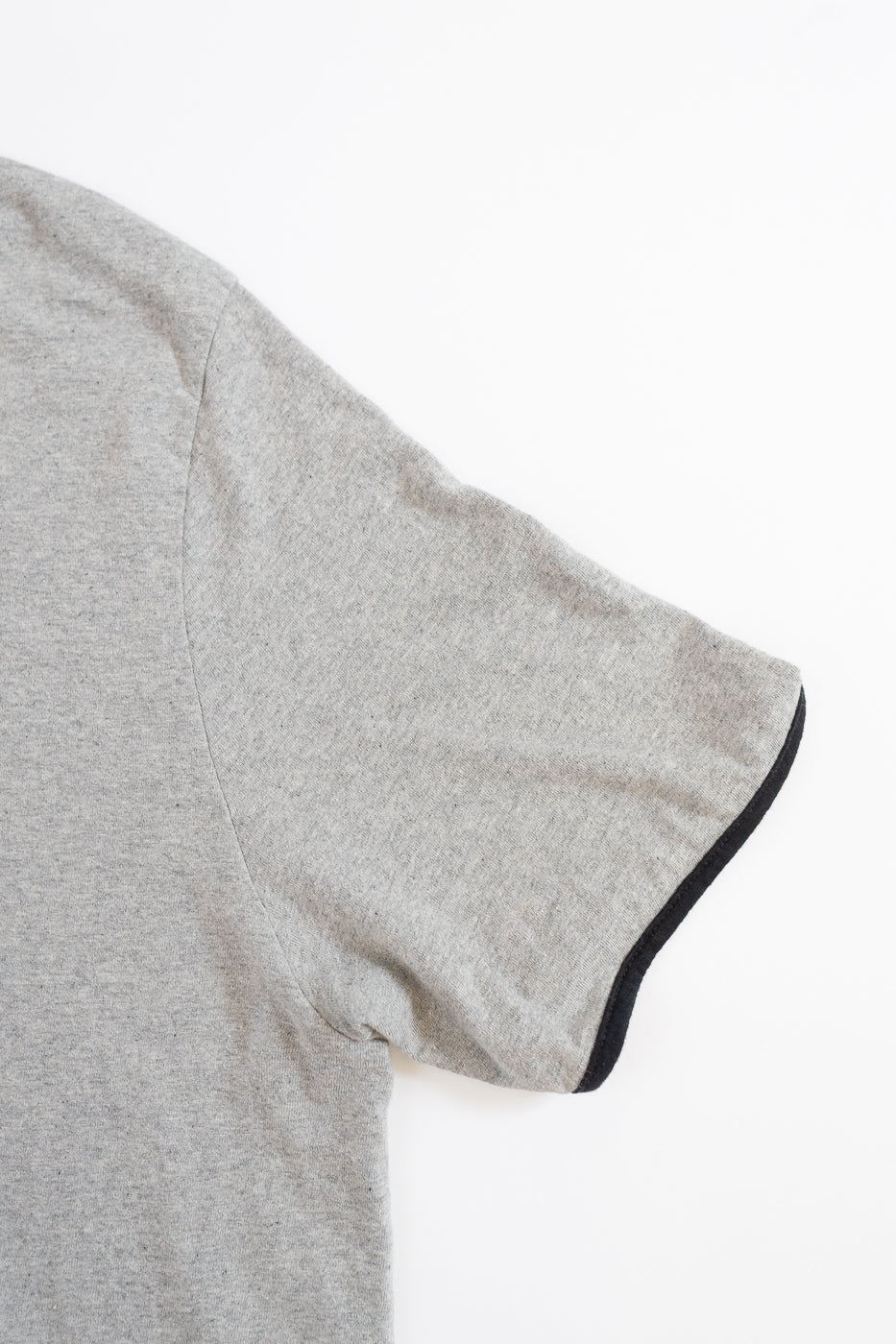 LRC1119 - Supima Cotton Edge Piping Classic Crew - Two Tone Vintage Grey - Image 3