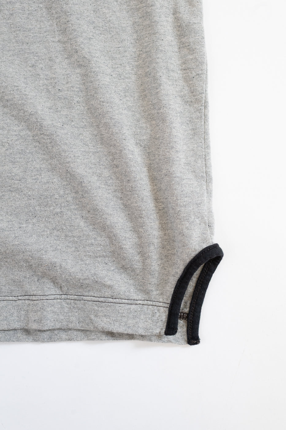 LRC1119 - Supima Cotton Edge Piping Classic Crew - Two Tone Vintage Grey - Image 4