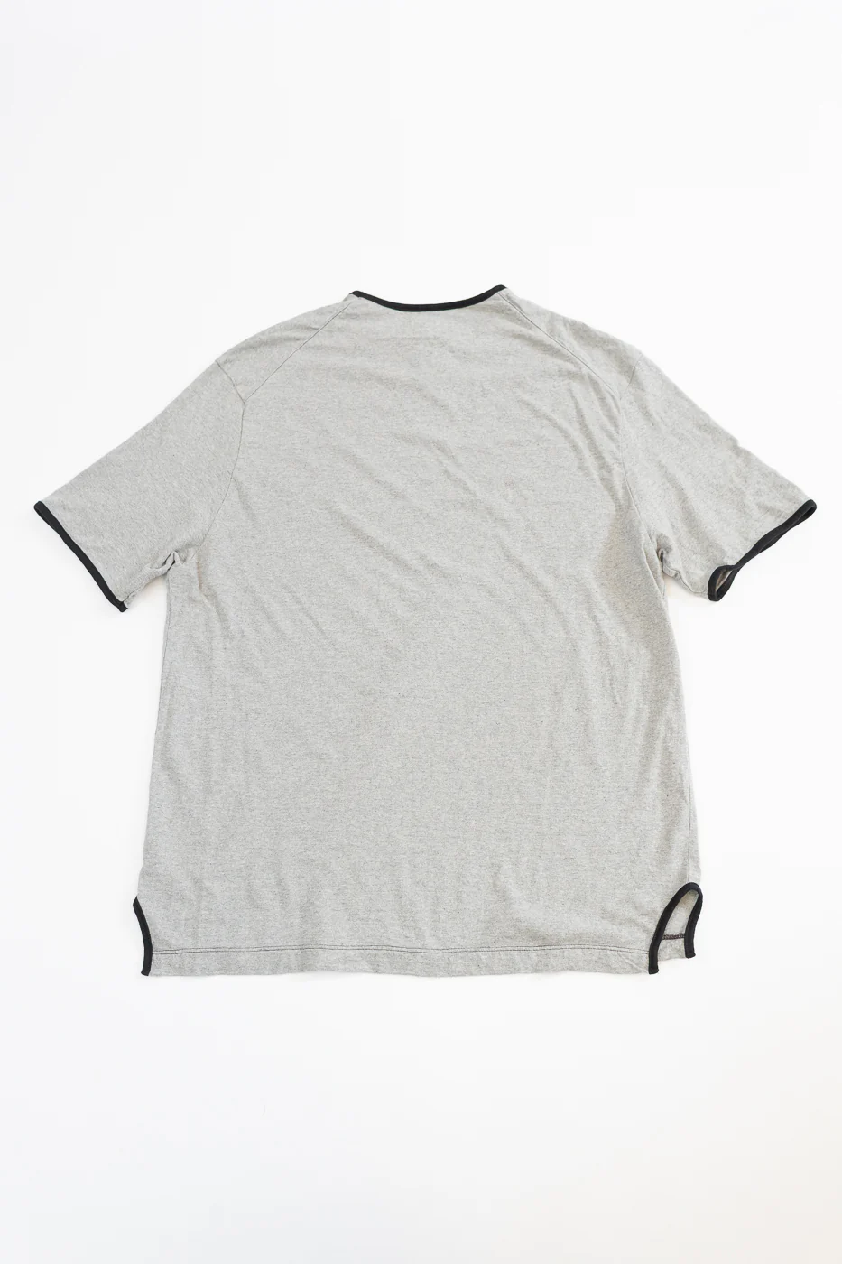 LRC1119 - Supima Cotton Edge Piping Classic Crew - Two Tone Vintage Grey - Image 5