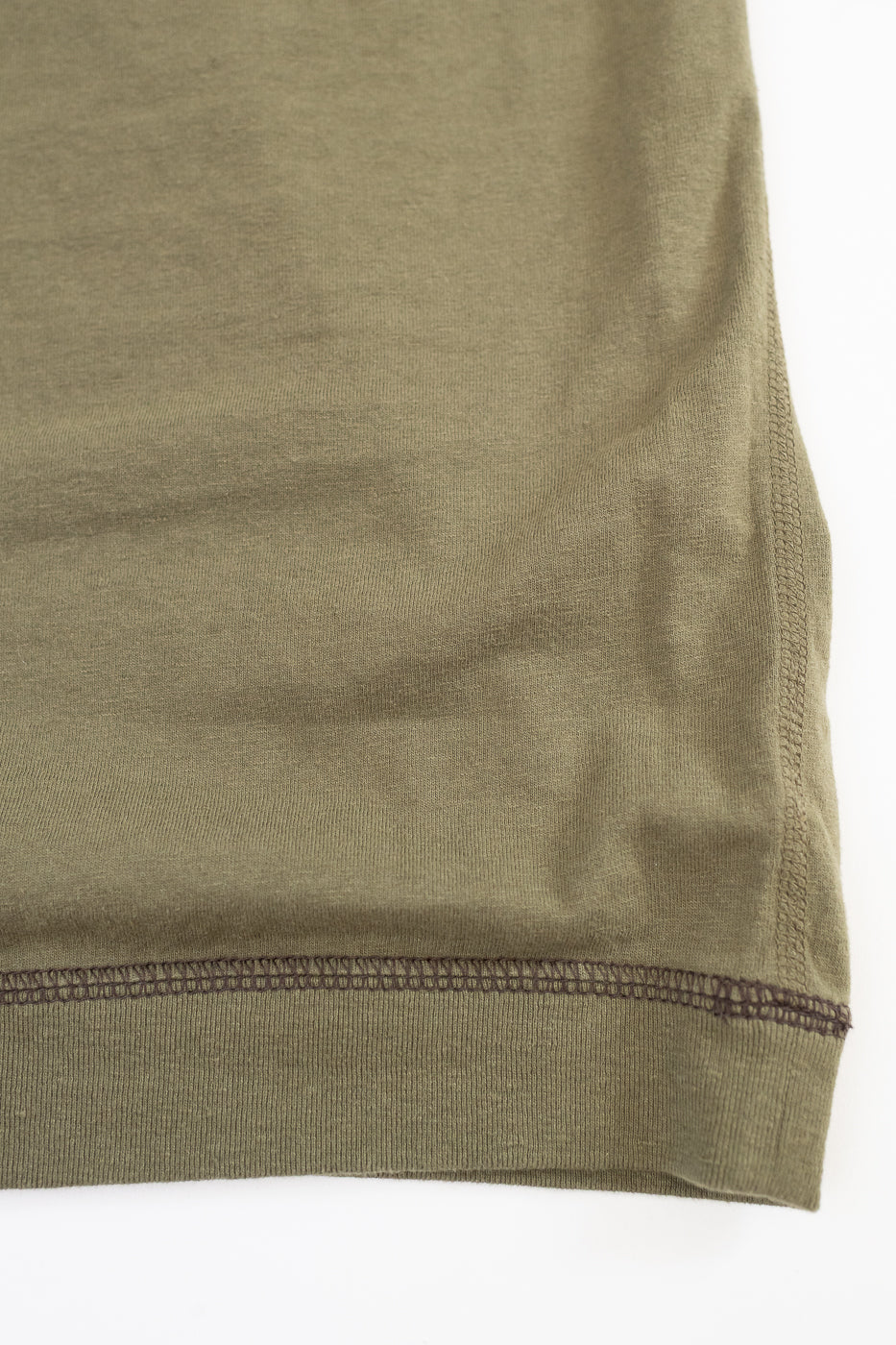 LRC1120 - Supima Cotton Freedom Sleeve Pocket Crew - Antique Olive - Image 5