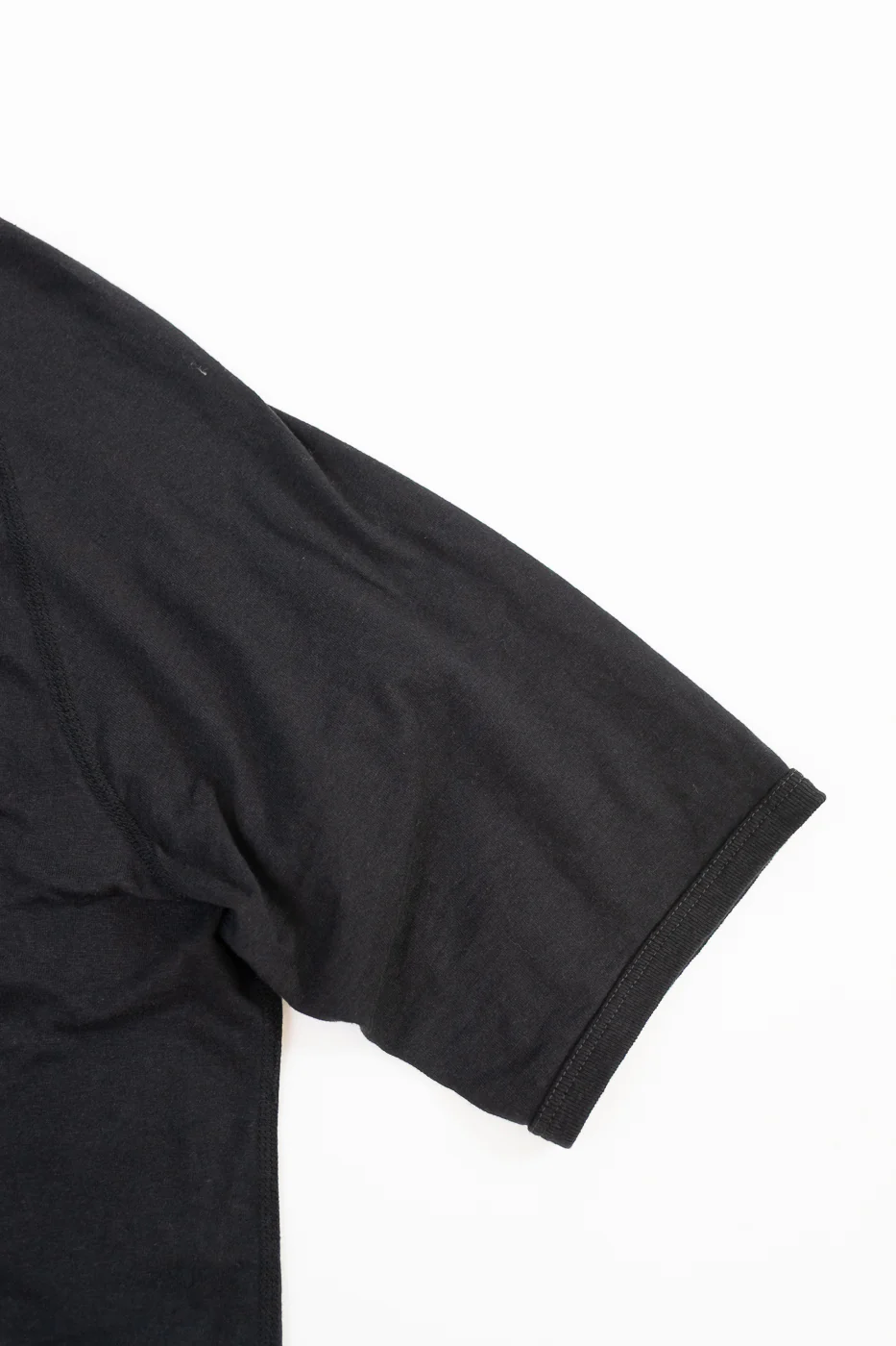 LRC1120 - Supima Cotton Freedom Sleeve Pocket Crew - Royal Black - Image 4