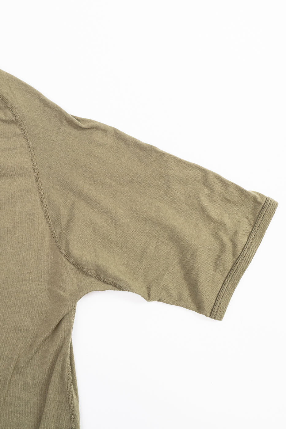 LRC1121 - Supima Cotton Freedom Sleeve Crew - Antique Olive - Image 3