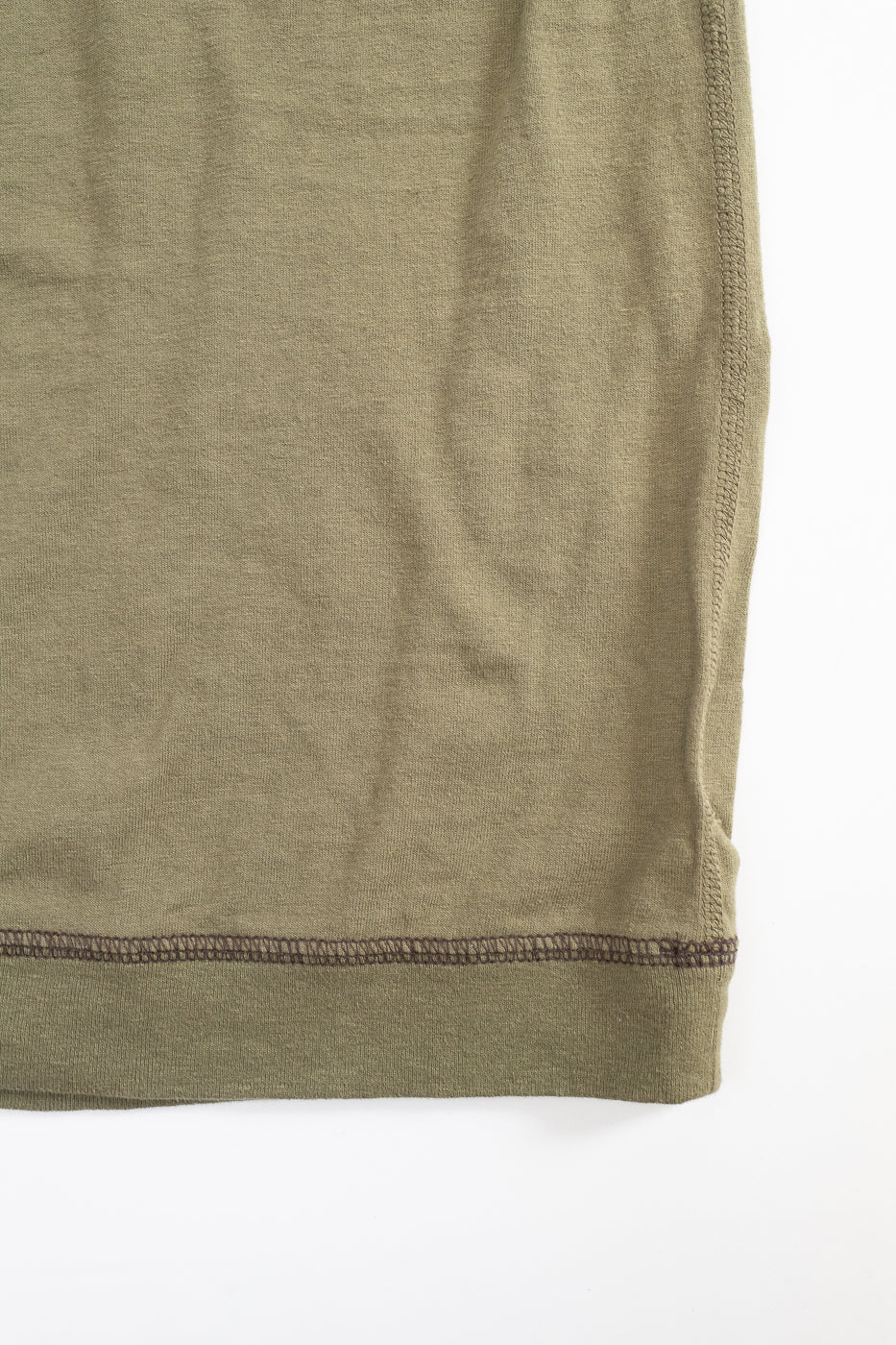 LRC1121 - Supima Cotton Freedom Sleeve Crew - Antique Olive - Image 4
