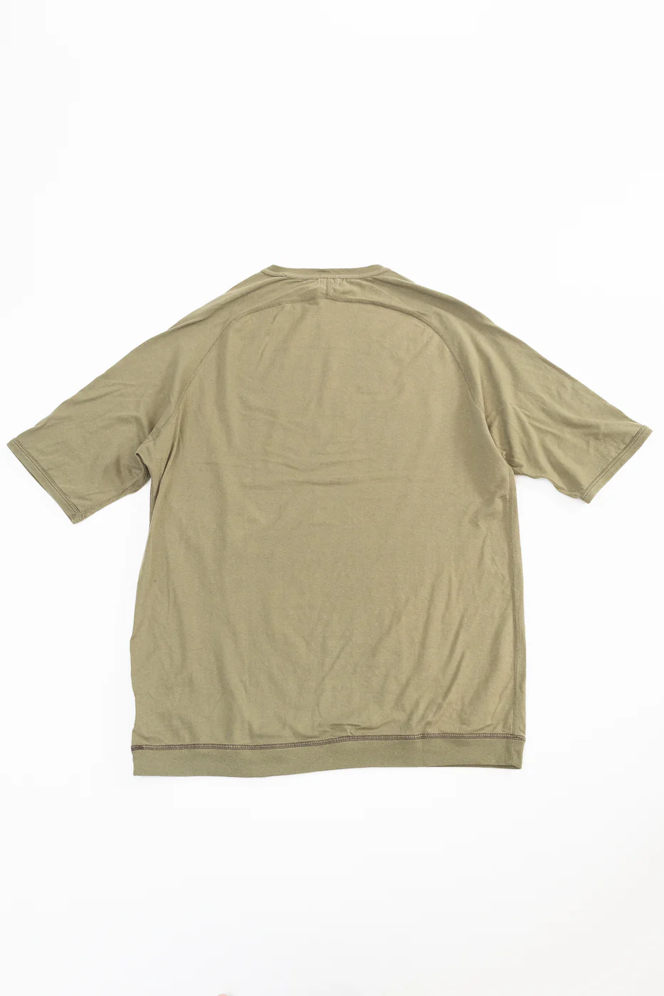 LRC1121 - Supima Cotton Freedom Sleeve Crew - Antique Olive - Image 5