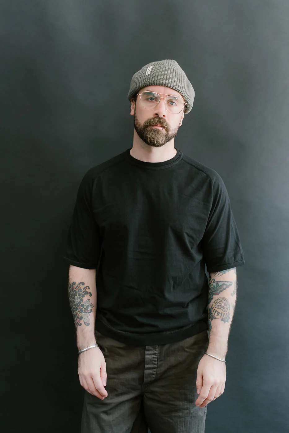 LRC1121 - Supima Cotton Freedom Sleeve Crew - Royal Black - Image 17