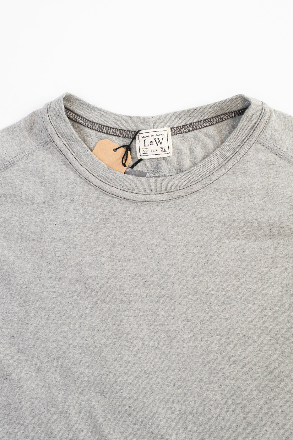 LRC1121 - Supima Cotton Freedom Sleeve Crew - Vintage Grey - Image 2
