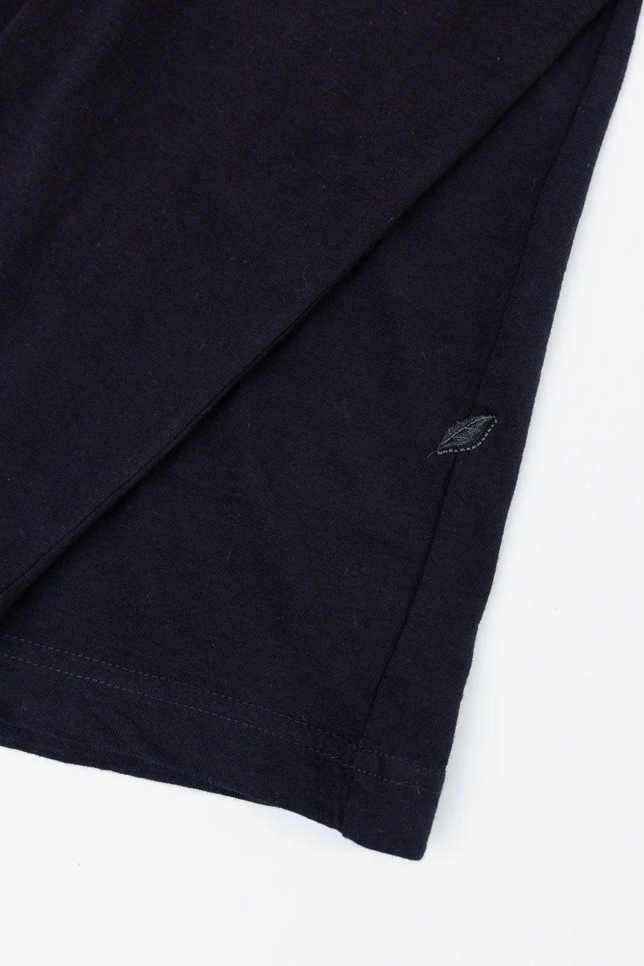 LS-5011-IDBK - Jersey Crew Neck Long Sleeve T-shirt - Black Indigo - Image 4