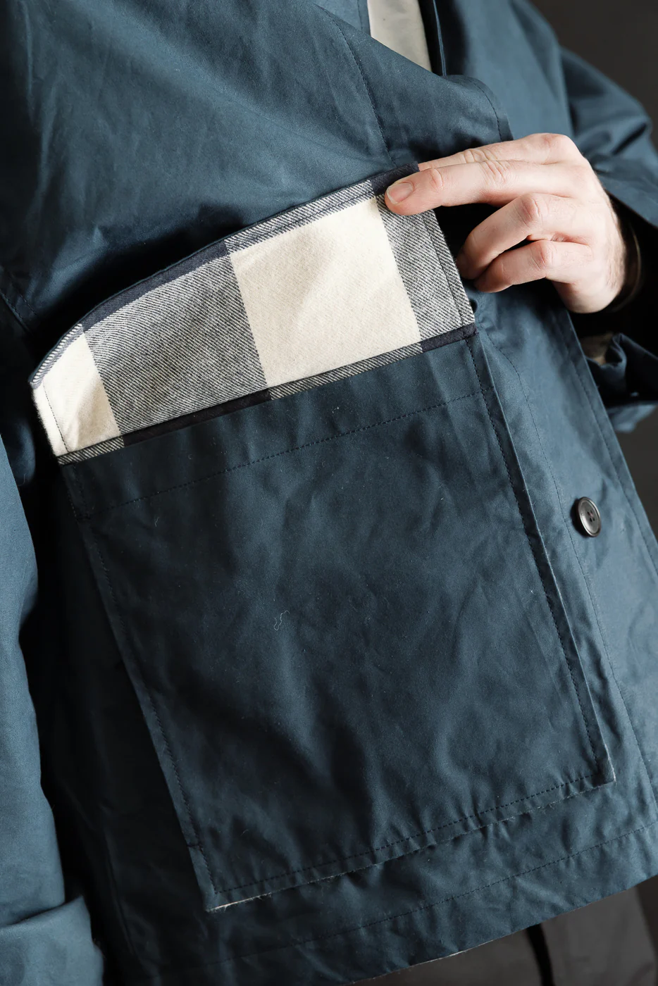 M-A-005 - Creek Jacket Dry Wax Cotton - Eclipse - Image 22