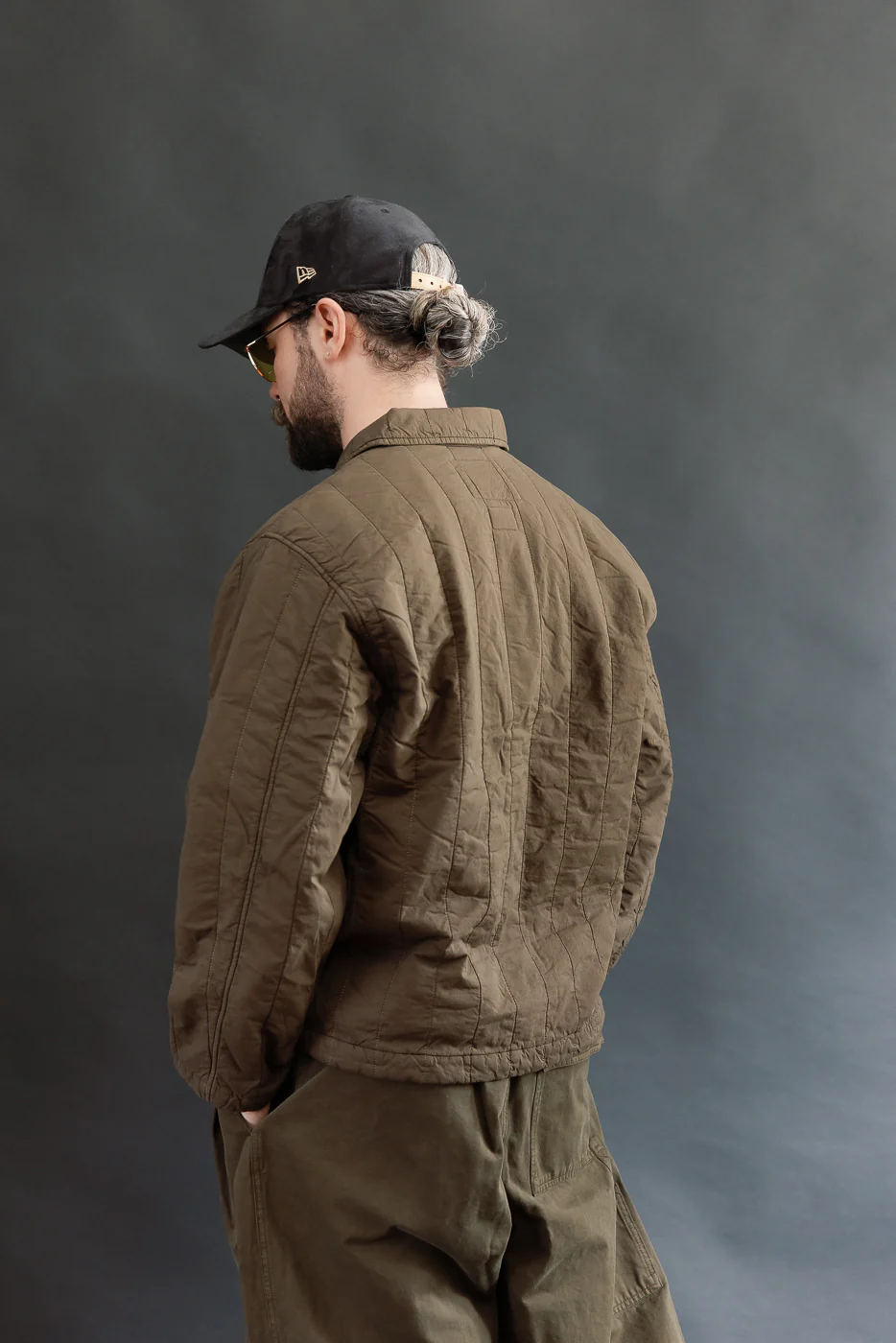 M-B-003 - Sonora Jacket Quilted Cotton - Java Brown - Image 12