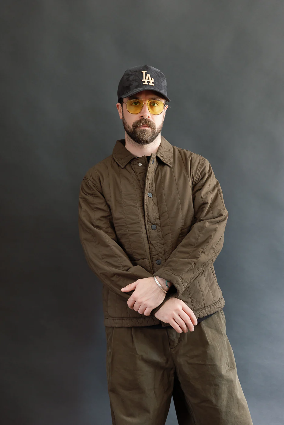M-B-003 - Sonora Jacket Quilted Cotton - Java Brown - Image 14